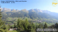Virgen - Würfelehütte - Blick nach Norden