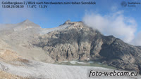 Goldbergkees - Blick nach Nordwesten zum Hohen Sonnblick