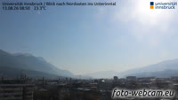 Innsbruck - Universität - Blick nach Nordosten ins Unterinntal