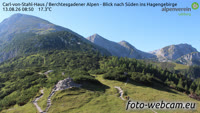 Berchtesgadener Alpen - Blick nach Süden ins Hagengebirge