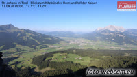 St. Johann in Tirol - Kitzbüheler Alpen - Blick zum Kitzbüheler Horn und Wilder Kaiser