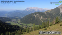 Werfenweng - Dr.Heinrich-Hackel-Hütte - Blick nach Süden