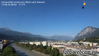 Innsbruck - Universität - Blick nach Westen