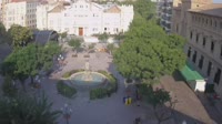 Huesca - Fuente de las Musas en la Plaza de Navarra