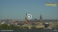Dresde - Altstadt, Frauenkirche, Rathenauplatz, Carolabrücke