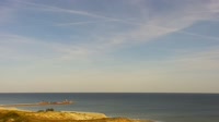 Plaża, wejście do portu