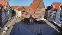 Hildesheim - Marktplatz, Hütte, Universität
