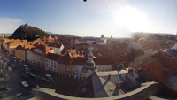 Graz - Hauptplatz, Schlossberg