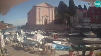 Veli Lošinj - Port i kościół