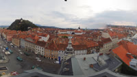 Gracas - Hauptplatz, Schlossberg