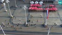 Zagrebas - Ban Jelačić aikštė