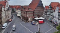 Hildesheim - Marktplatz, Hütte, Universität