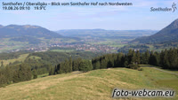 Sonthofen - Oberallgäu - vaizdas į šiaurės vakarus
