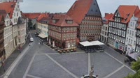 Hildesheim - Marktplatz, Hütte, Universität