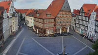 Hildesheim - Marktplatz, Hütte, Universität