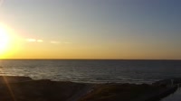 Plaża, wejście do portu