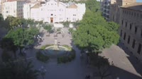 Huesca - Fuente de las Musas en la Plaza de Navarra