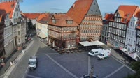 Hildesheim - Marktplatz, Hütte, Universität