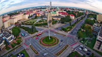 Ogrody Bernardynów, Pomnik, Rondo Dmowskiego