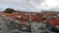 Graz - Hauptplatz, Schlossberg