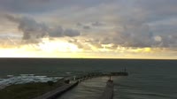 Plaża, wejście do portu