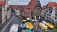 Hildesheim - Marktplatz, Hütte, Universität
