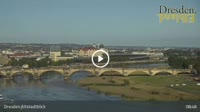 Dresden - Altstadt, Frauenkirche, Rathenauplatz, Carolabrücke