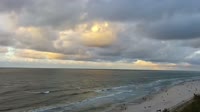 Plaża, wejście do portu