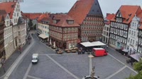 Hildesheim - Marktplatz, Hütte, Universität