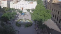 Huesca - Fontana delle Muse in Plaza de Navarra