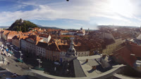 Graz - Hauptplatz, Schlossberg