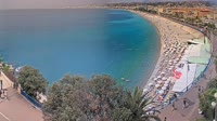 Nizza - Promenade des Anglais, Spiaggia