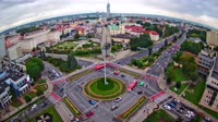 Ogrody Bernardynów, Pomnik, Rondo Dmowskiego