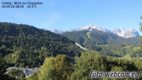 Garmisch-Partenkirchen - Große Olympiaschanze, Zugspitze