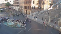 Rome - Piazza di Spagna - Barcaccia fountain