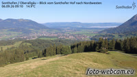 Sonthofen - Oberallgäu - Vue vers le nord-ouest