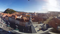 Graz - Hauptplatz, Schlossberg