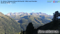 St. Anton am Arlberg - Blick nach Norden