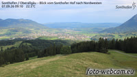 Sonthofen - Oberallgäu - vaizdas į šiaurės vakarus