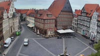 Hildesheim - Marktplatz, Hütte, Universität