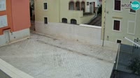 Pag - Novalja - Piazza Alojzija Stepinca e via Dalmacia