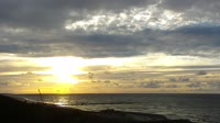 Plaża, wejście do portu