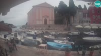 Veli Lošinj - Port i kościół