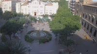Huesca - Fuente de las Musas en la Plaza de Navarra