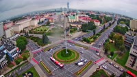 Ogrody Bernardynów, Pomnik, Rondo Dmowskiego