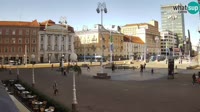 Zagrebas - Ban Josip Jelačić aikštė