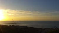 Plaża, wejście do portu