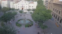 Huesca - Fontana delle Muse in Plaza de Navarra