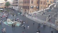 Rome - Piazza di Spagna - Barcaccia fountain