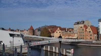 Motława - Kładka zwodzona na Ołowiankę